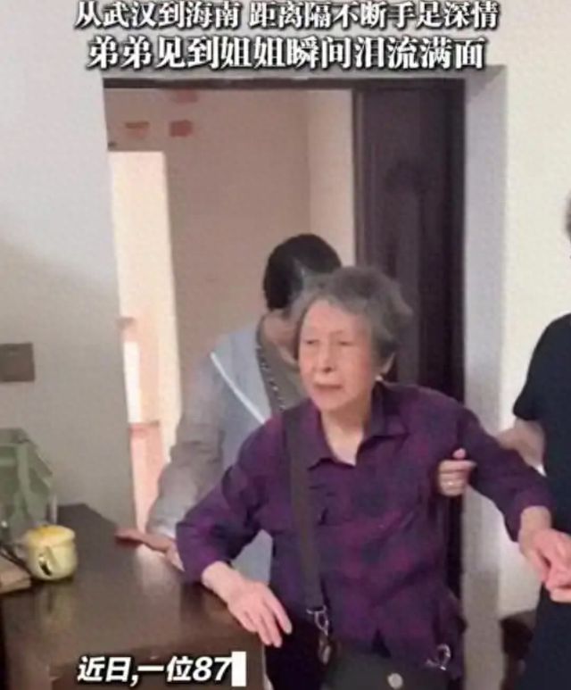 87岁姐姐与84岁弟弟跨越千里相见，为何会戳中网友泪点？