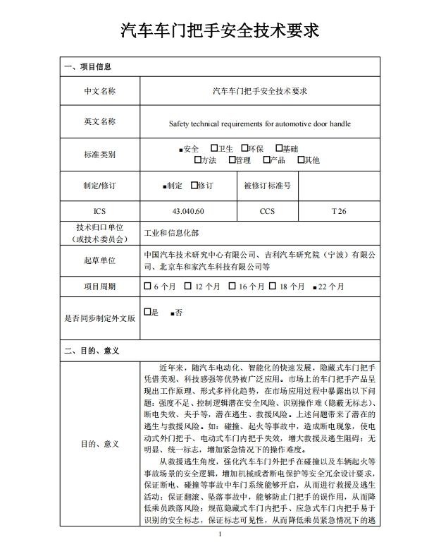 工信部出手整顿奇葩车门把手，网友：以后打车会开门了