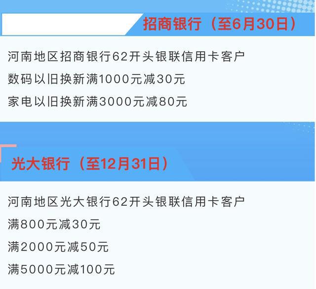 国补以旧换新补贴来袭 最高366元云闪付立减券