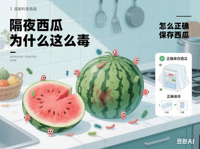 “吃瓜群众”注意了：隔夜瓜存放不当，或诱发休克和肾衰竭