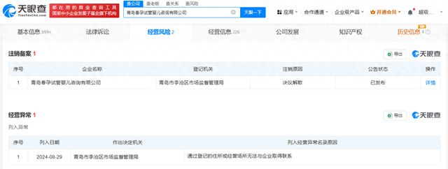 青岛涉代孕试管婴儿公司拟注销