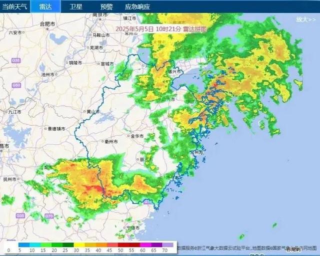 大风、暴雨、雷电，33条预警生效中！返程大军来了，杭州最新预判