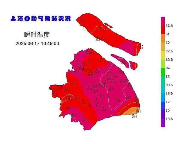 刚刚！上海发布今夏首个高温黄色预警！今天最高气温将超过35°C