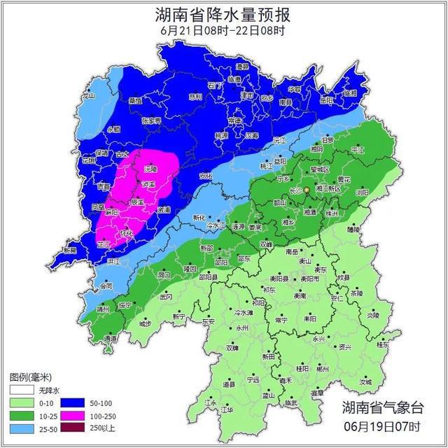 湖南雨晴实况：张家界、常德、湘西州多地小时雨强或日雨量破极值，未来三天强降雨持续