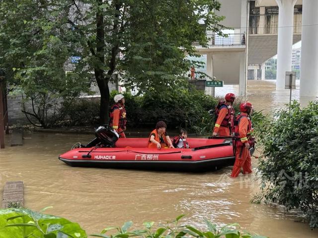 出现双洪峰后，柳江洪水退后复涨！这些地方仍有暴雨、大暴雨……