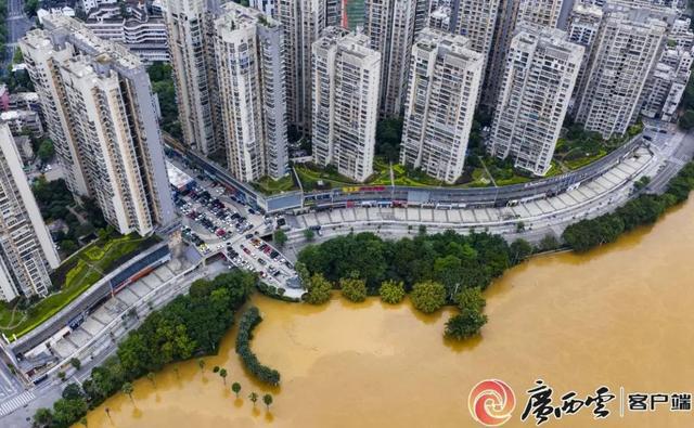 出现双洪峰后，柳江洪水退后复涨！这些地方仍有暴雨、大暴雨……