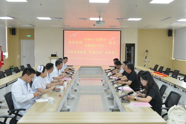 中国红十字基金会探望“天使之旅”青海先心病患儿