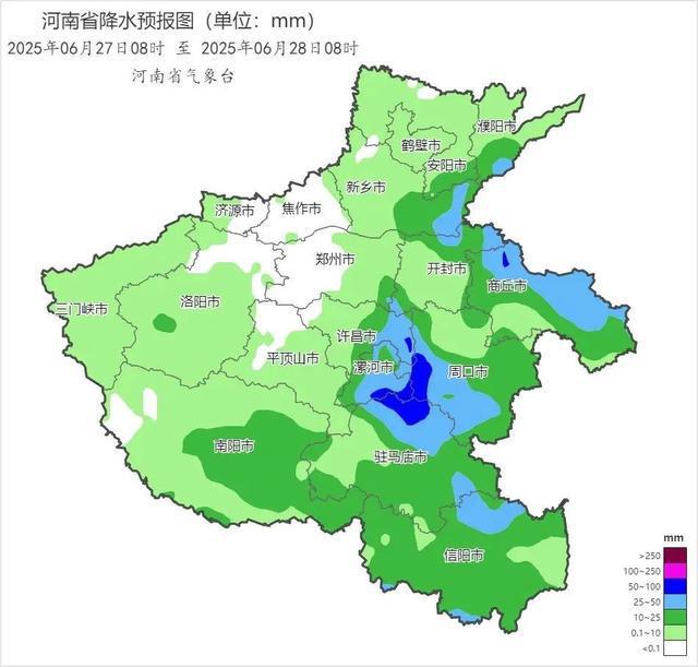 未来几天河南多地大雨或暴雨伴强对流天气，7月迎大范围高温