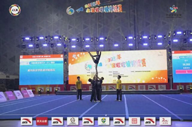 黄河科技学院在全国啦啦操锦标赛中斩获佳绩