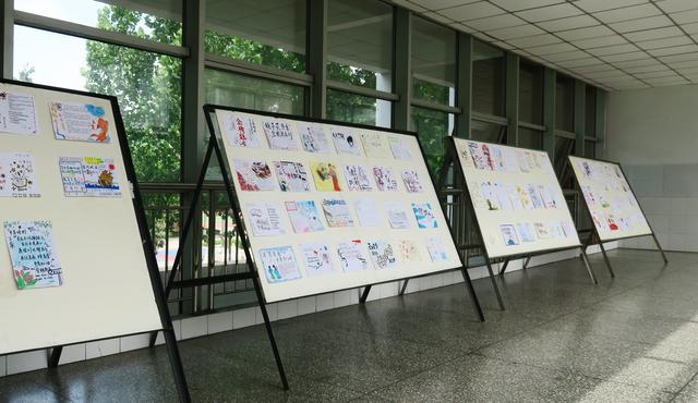 济源市济渎路学校：手抄报妙笔绘心 助力中考学子为梦续航