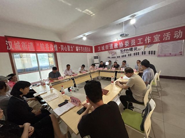 新野县汉城街道：政协委员端午联谊 共商发展