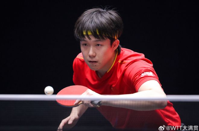 张本智和4比3战胜林诗栋，回应决赛对阵王楚钦：之前输了很多次，希望明天好运