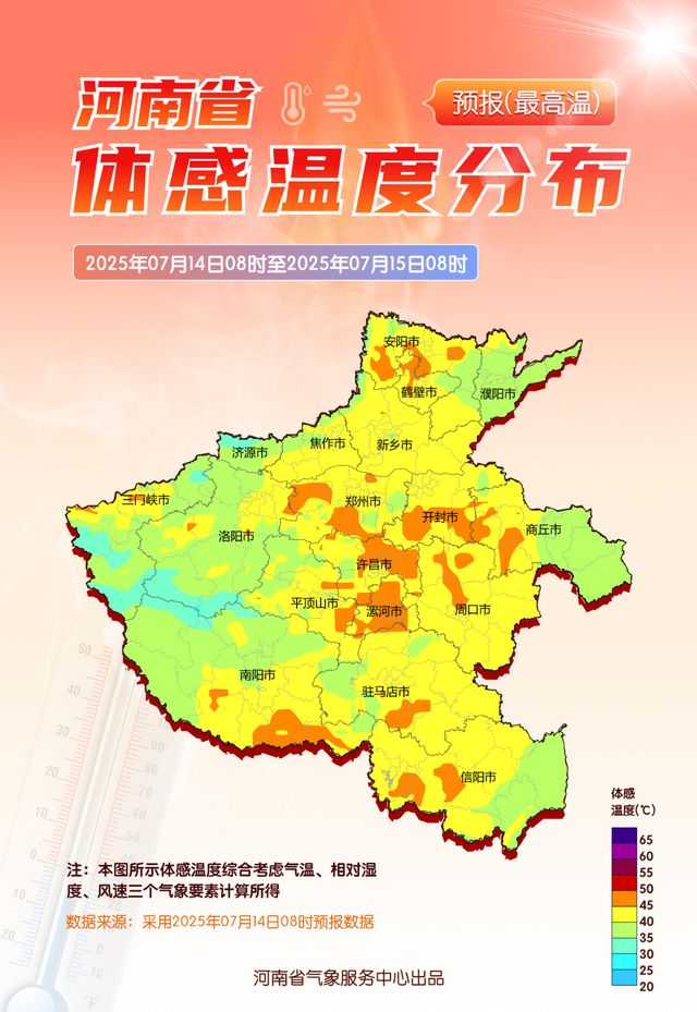 河南路面温度将超72度！体感温度将超50度，警惕中暑