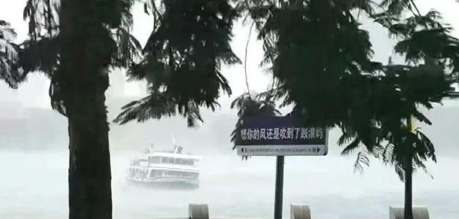 厦门往返鼓浪屿轮渡遇极端天气在海上剧烈摇摆，轮渡公司：已安全靠岸，航线运营正常