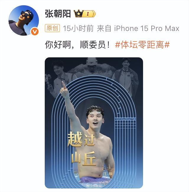 奥运冠军汪顺当选世界泳联运动员委员会委员，“希望为下一代创造更好的发展环境”