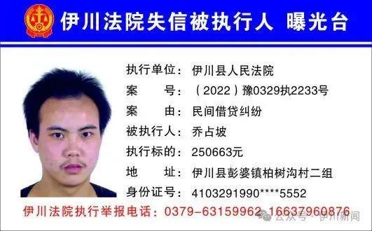 欠钱不还，河南一地实名曝光44人！（附照片、地址）