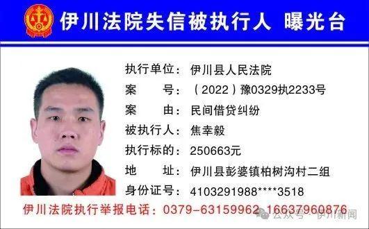 欠钱不还，河南一地实名曝光44人！（附照片、地址）