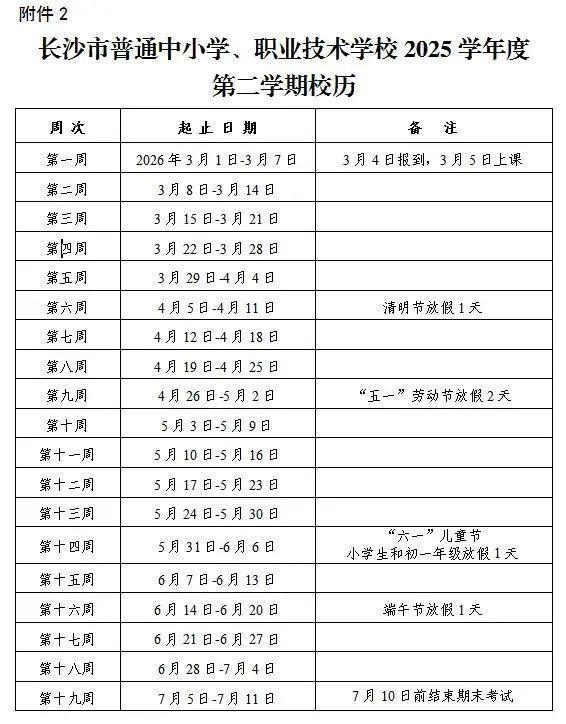 22周！今年长沙秋季学期成近五年“最长待机王”