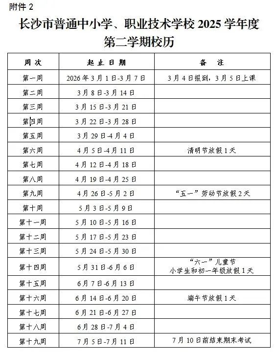 22周！今年长沙秋季学期成近五年“最长待机王”