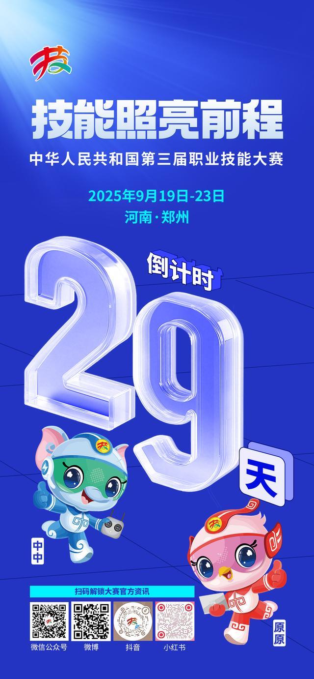 3500余名选手齐聚郑州！第三届全国技能大赛倒计时29天