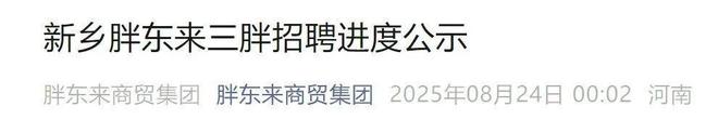系统被挤崩了，胖东来最新回应