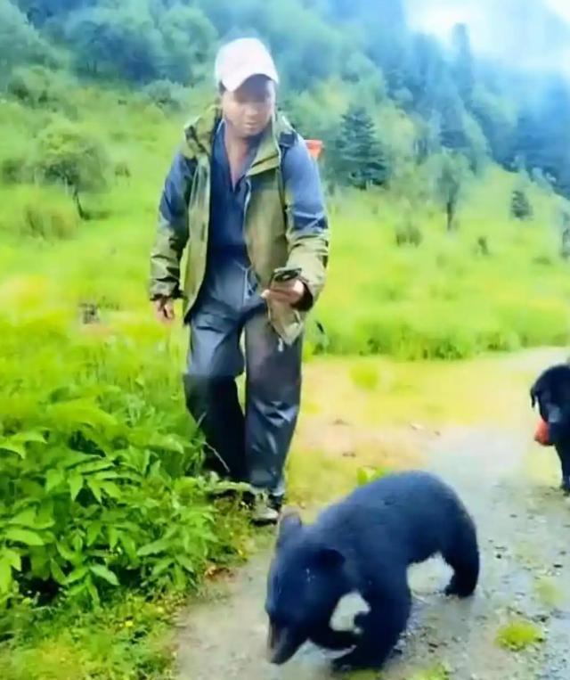 迷路 “熊孩子” 误认黑狗当妈一路追随，搞得村民心慌慌