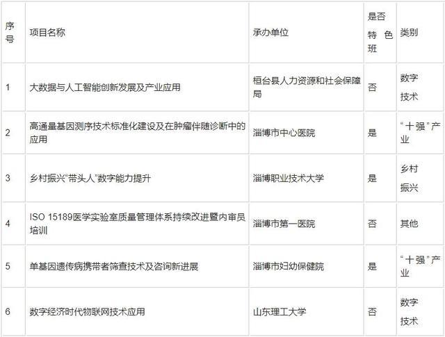 助力专业技术人才能力提升 淄博市6项目入选省2025年高级研修计划