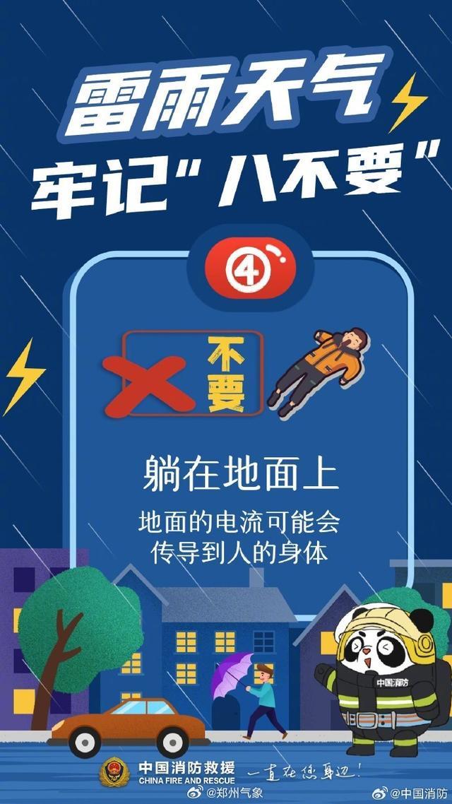 雷雨天气牢记八不要